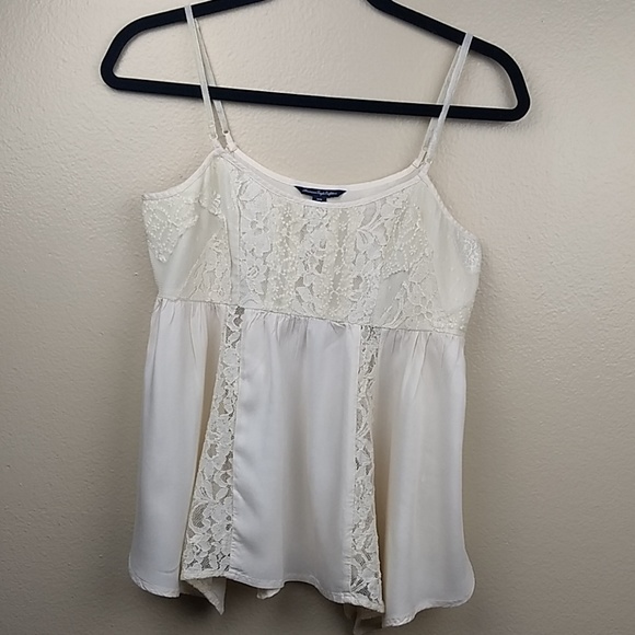 American Eagle Handkerchief Spaghetti Strap Top - Picture 1 of 8